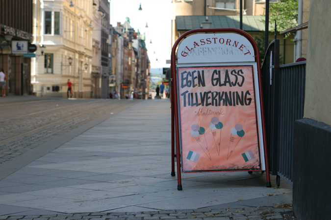 Egen glass tillverkning